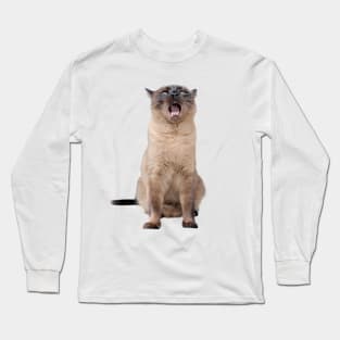 Cola Yawn Big Long Sleeve T-Shirt